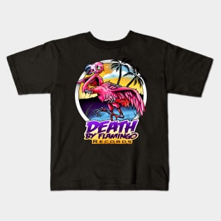 Death By Flamingo Main Logo Kids T-Shirt